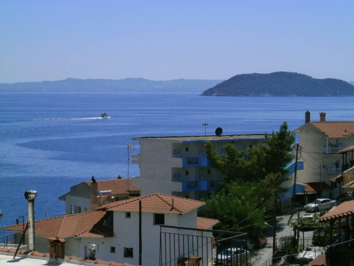 Ferienwohnung Casa Bianca Μεζονέτα Με Θέα Στη Θάλασσα Néos Marmarás Exterior foto