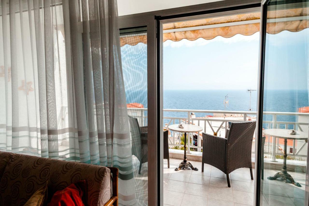 Ferienwohnung Casa Bianca Μεζονέτα Με Θέα Στη Θάλασσα Néos Marmarás Exterior foto